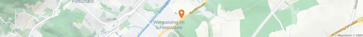 Kartendarstellung des Standorts für Apotheke Wimpassing in 2632 Wimpassing